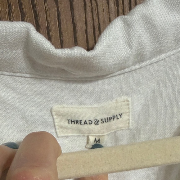 Universal Thread Cream Button-Down Shirt - Picture 2 of 3